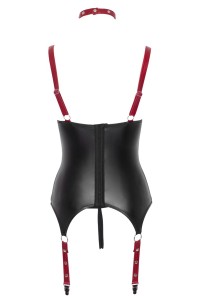 Ensemble ouvert avec collier et menottes - Cotelli BONDAGE