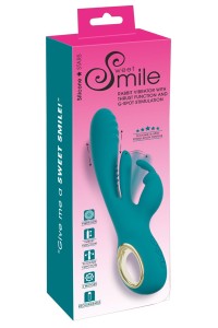 Vibro Rabbit avec va-et-vient et stimulation point G - Sweet Smile