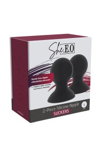 Suceurs de mamelons en silicone  taille L - She.E.O