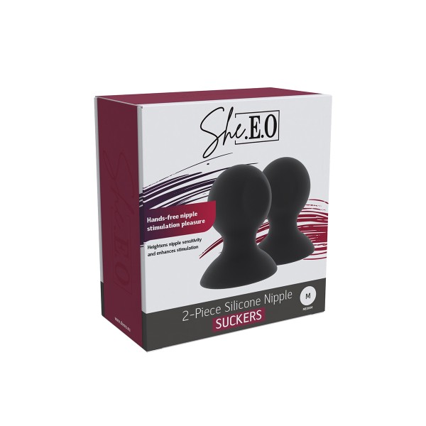 Suceurs de mamelons en silicone  taille M - She.E.O