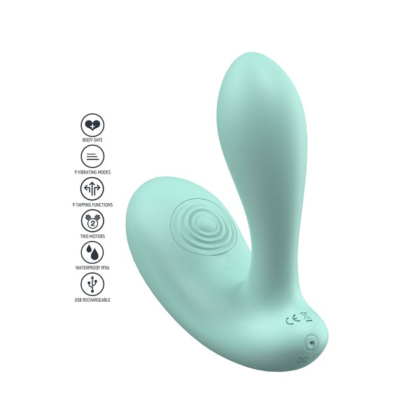 Stimulateur DuoVibe II Tapping et  Point G - Xocoon