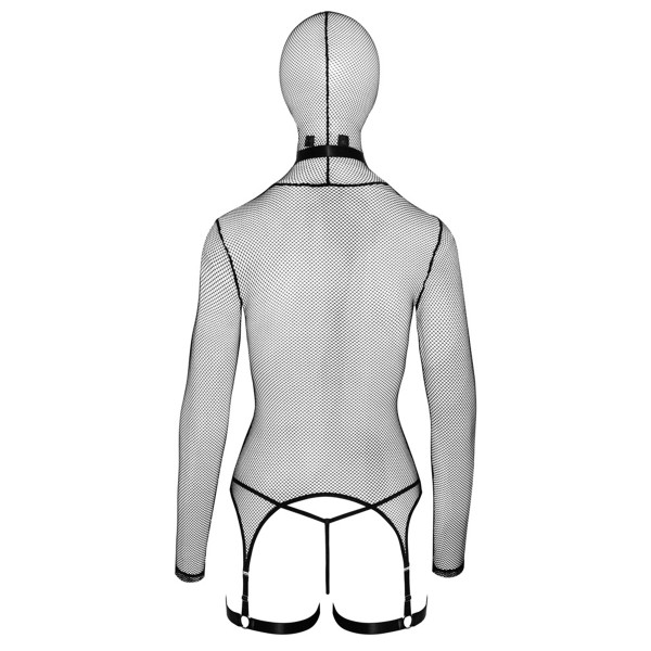 Ensemble lingerie résille et accessoires BDSM - Bad Kitty