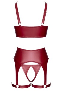 Ensemble seins nus 3 pièces Rouge - Cottelli LINGERIE
