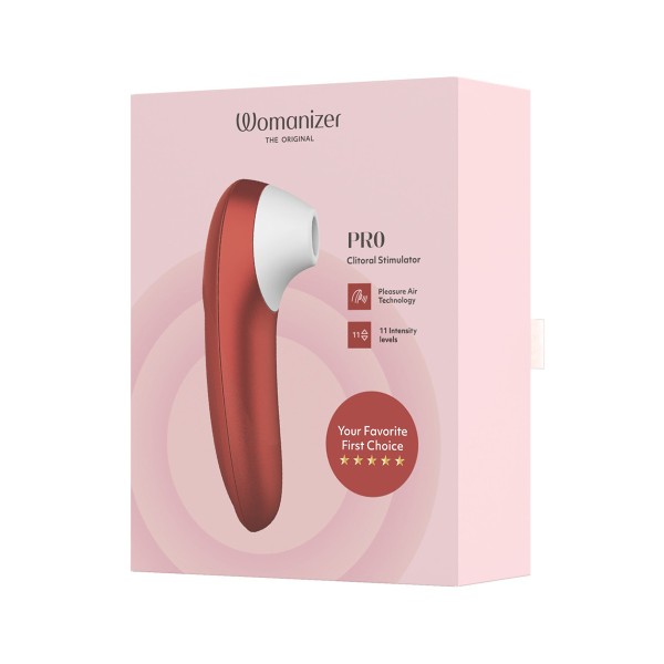 Stimulateur clitoridien Womanizer Pro rouge