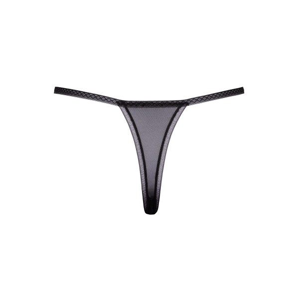 String ouvert Fleur brodée - Cottelli LINGERIE