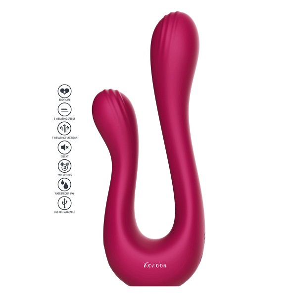 Double vibro flexible Sync Sensation - Xocoon