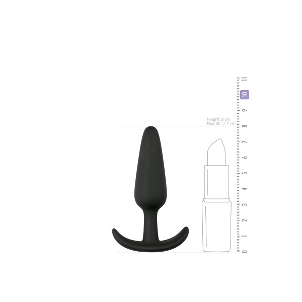 Mini plug Anchor silicone  8 x 2,1 cm - Easytoys