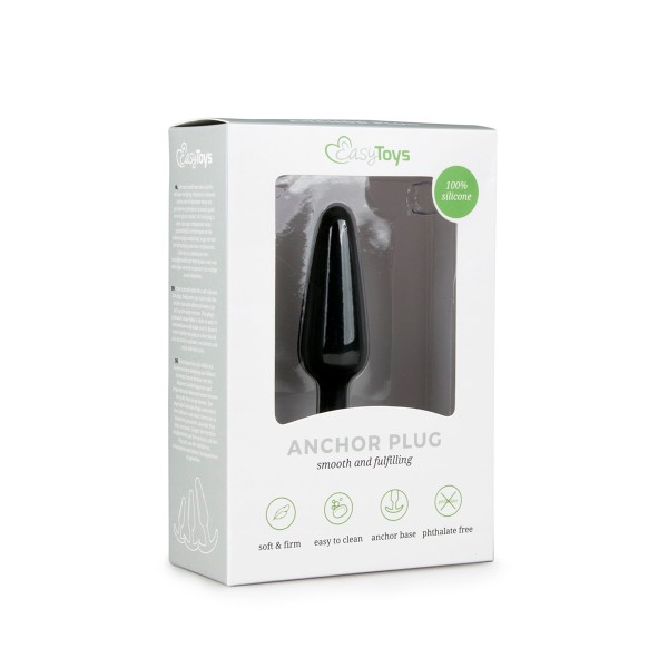 Mini plug Anchor silicone  8 x 2,1 cm - Easytoys