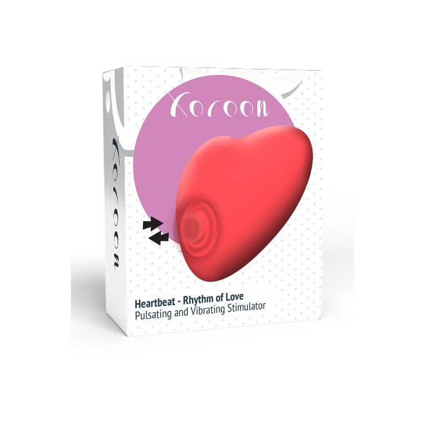 Stimulateur à pulsations et vibrations Heartbeat - Xocoon