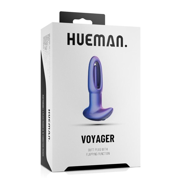 Plug anal à vibrations et tapotements Voyager - Hueman