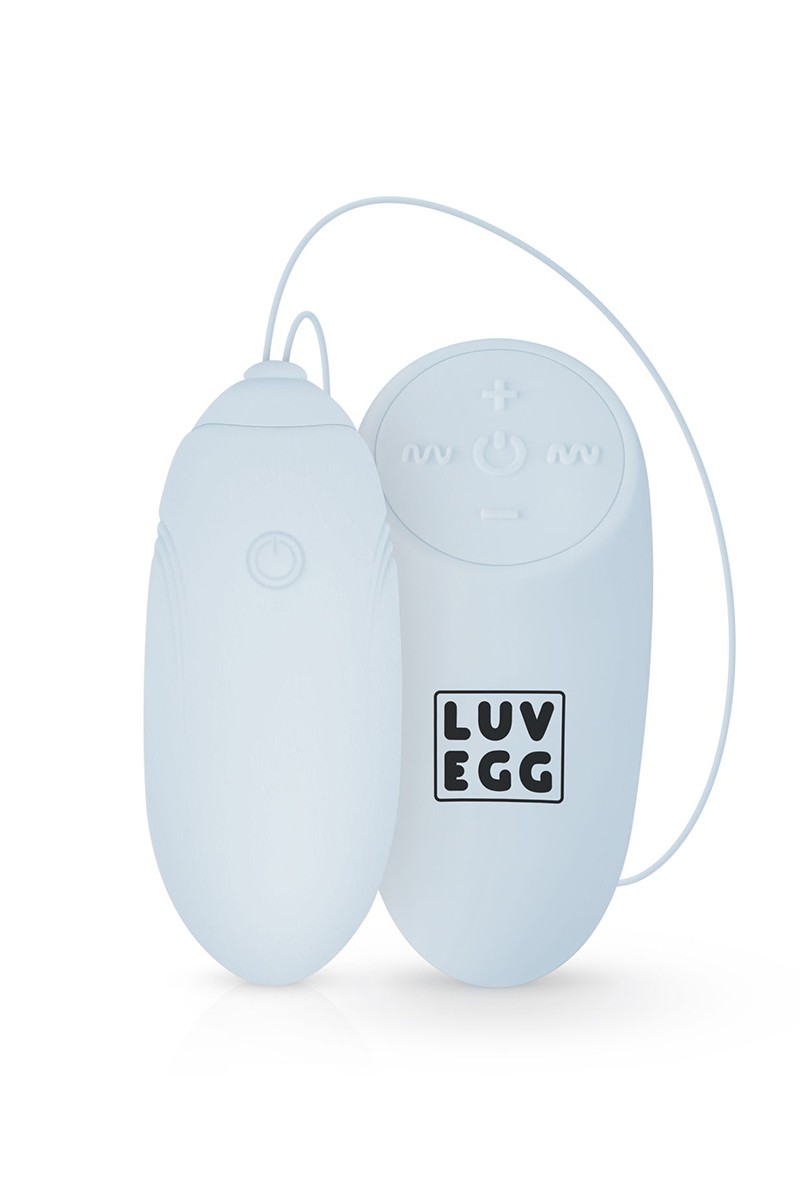 Oeuf vibrant télécommandé bleu - LUV EGG