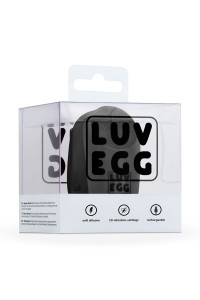 Oeuf vibrant télécommandé noir - LUV EGG