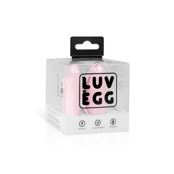 Oeuf vibrant télécommandé rose - LUV EGG