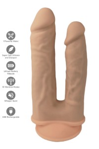 Vibro double pénétration 19,5 et 17,5 cm - SilexD