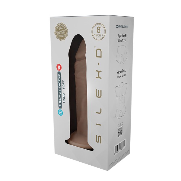 Gode Liquid Silicone Model 2 flesh 20cm - SilexD