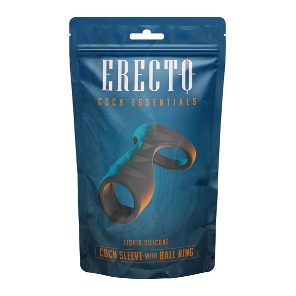 Gaine de Pénis et Ball Ring liquid silicone - Erecto