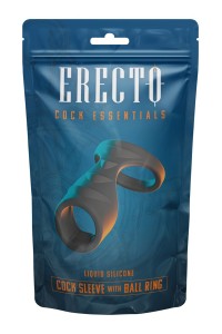 Gaine de Pénis et Ball Ring liquid silicone - Erecto