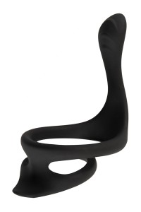 Cock & Ball Ring liquid silicone avec écarteur de périnée - Erecto