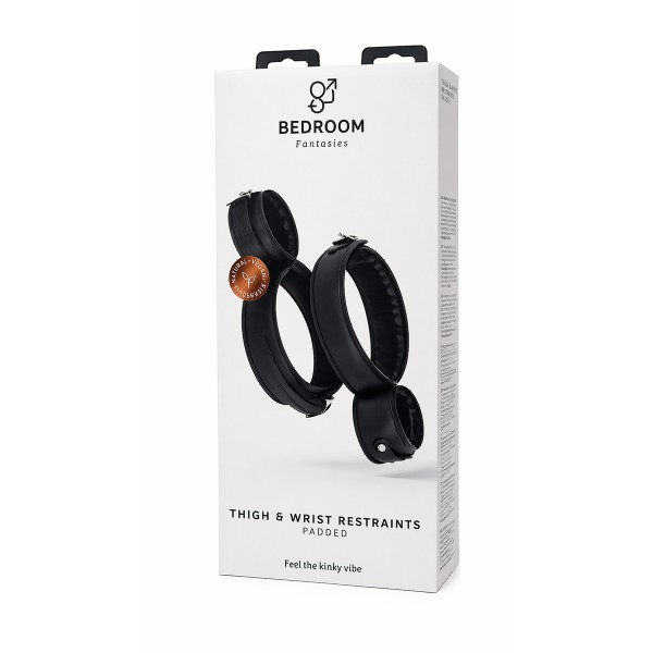 Menottes bondage cuisses et poignets - Bedroom Fantasies