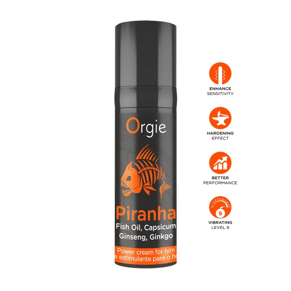 Crème stimulante Piranha Power Cream - Orgie
