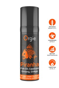 Crème stimulante Piranha Power Cream - Orgie