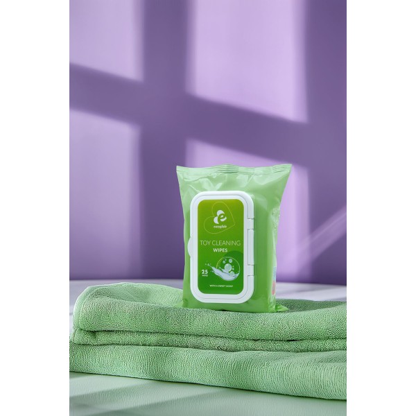 25 lingettes Lingettes nettoyantes pour sextoys - EasyGlide