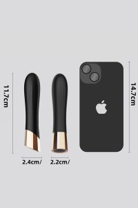 Mini vibro rechargeable en silicone Luxstick - DIK