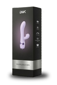 Vibro Rabbit 3 en 1 Purple Sucker - DIK
