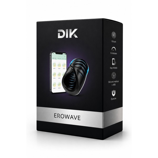 Masturbateur masculin connecté Erowave - DIK