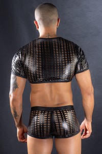 Ensemble top et boxer noir - J Lingerie