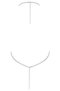 Top en métal argenté - Cottelli ACCESSOIRES
