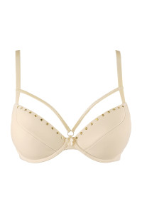 Soutien-gorge push-up beige V-10341 - Axami