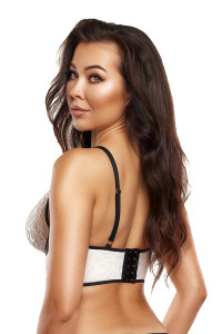 Soutien-gorge dentelle blanc V-10481 - Axami