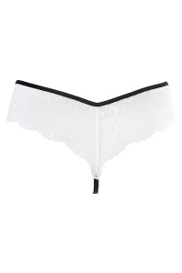 String dentelle blanc V-10488 - Axami
