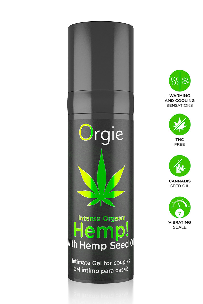 Gel intime d'excitation Hemp Intense Orgasm 15ml