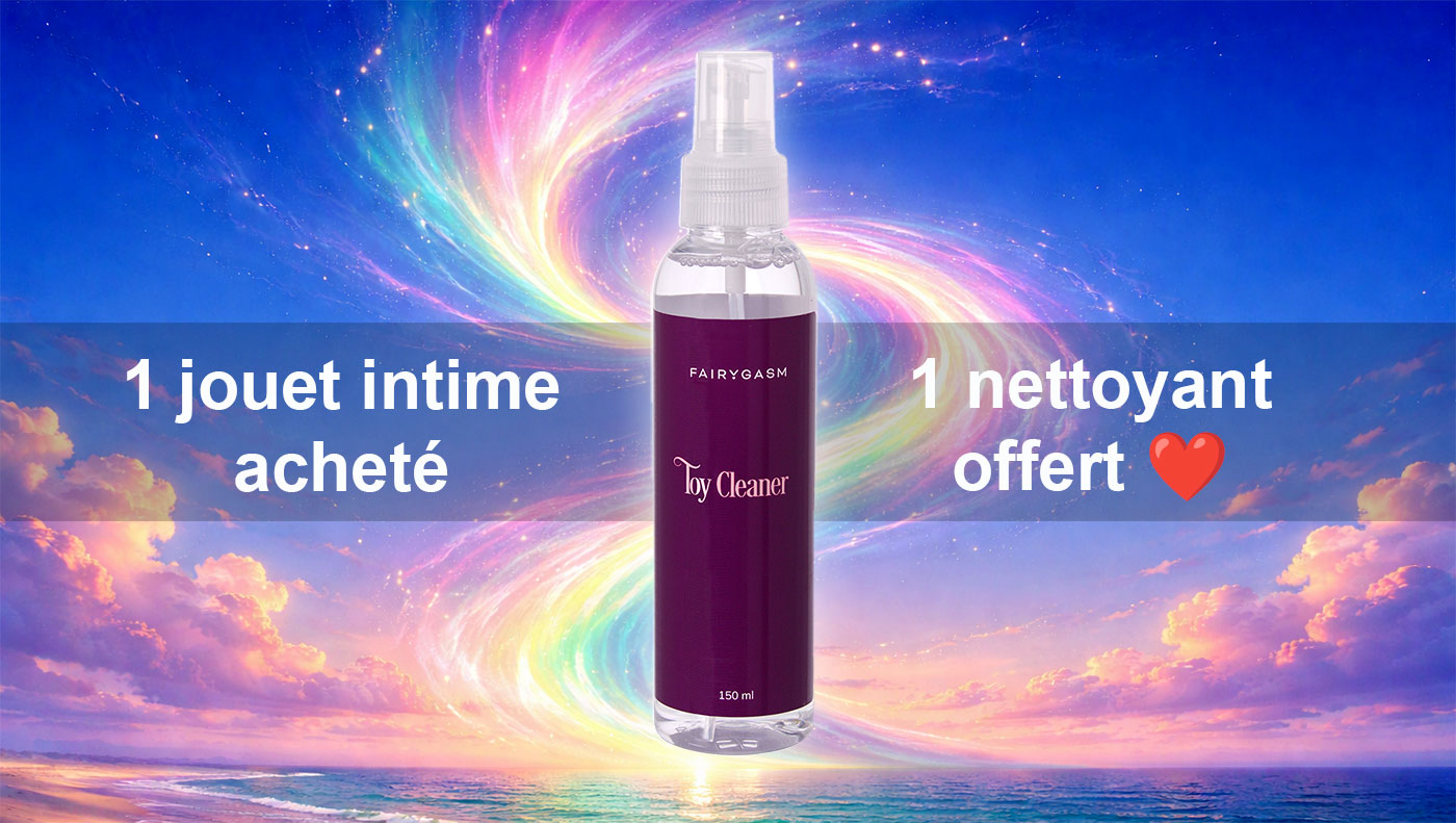 1 sextoy acheté = 1 nettoyant offert - jusqu'au 23/03/2026